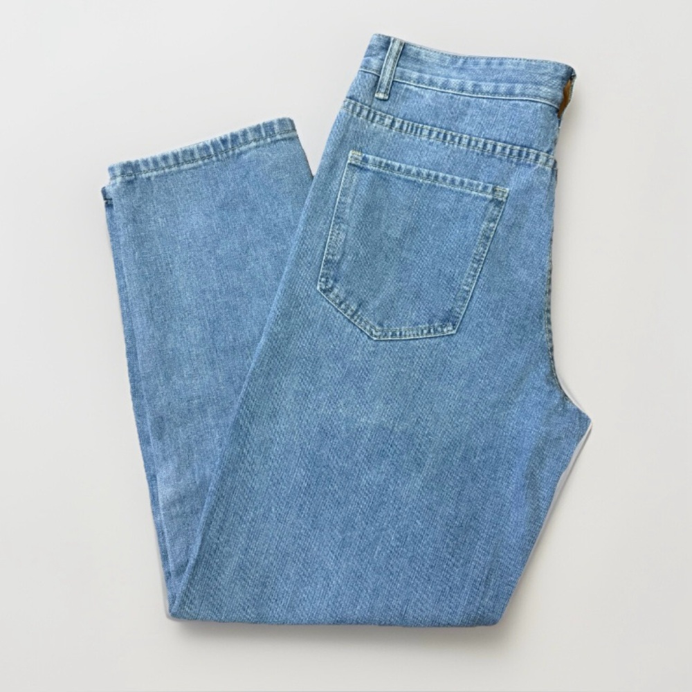 Baggy Fit Jeans Mens 32x29 Blue Wash Jeans High Rise NEW